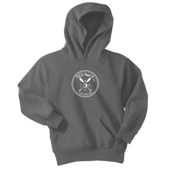 Red Rock - Youth Core Fleece Pullover Hooded Sweatshirt Thumbnail